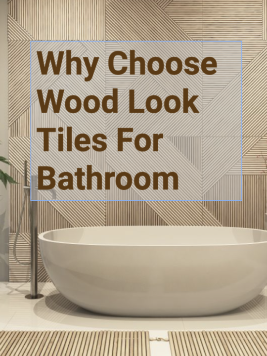 why wood tiles for bathroom